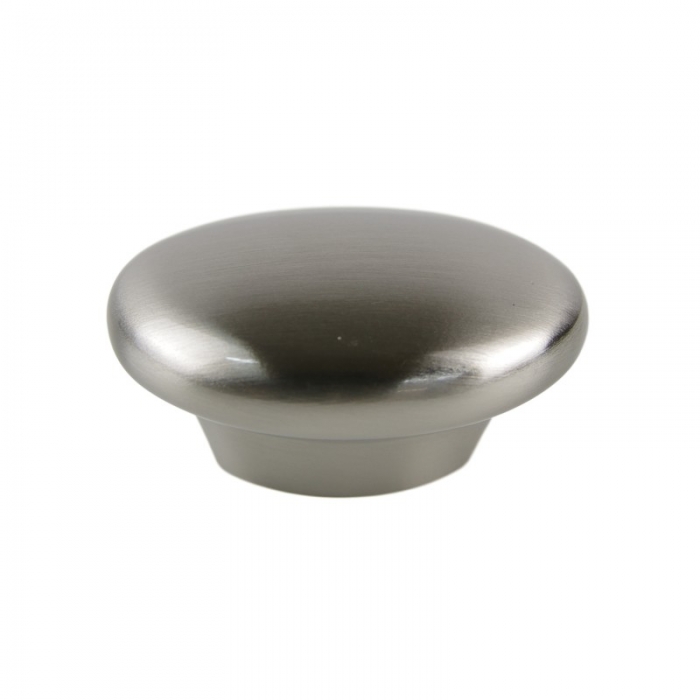 Brushed Nickel Finish Oval Shaped, Nickel Cabinet Knobs