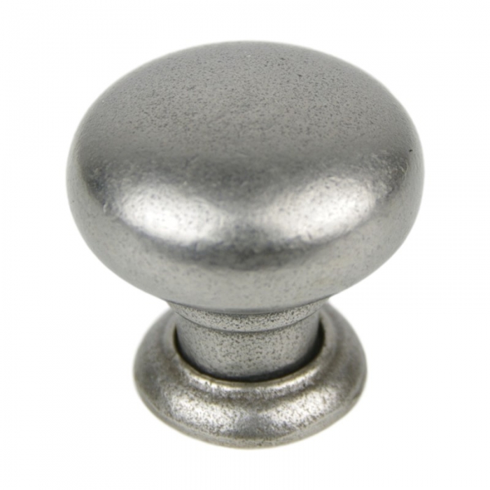 Antique Pewter Effect Cast Iron Cabinet, Hammered Pewter Kitchen Cabinet Knobs